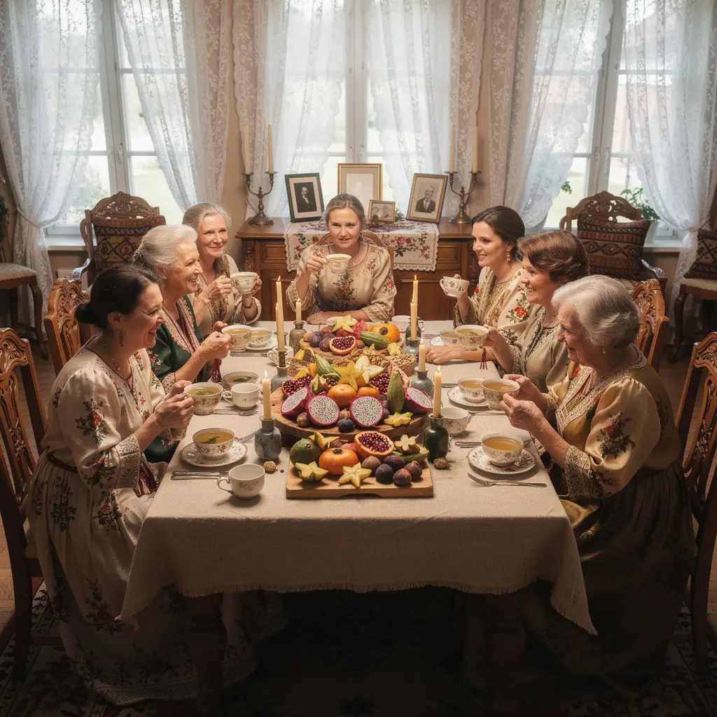 Vaisių asortimentas, skirtas širdies sveikatai, su ryškiomis spalvomis.