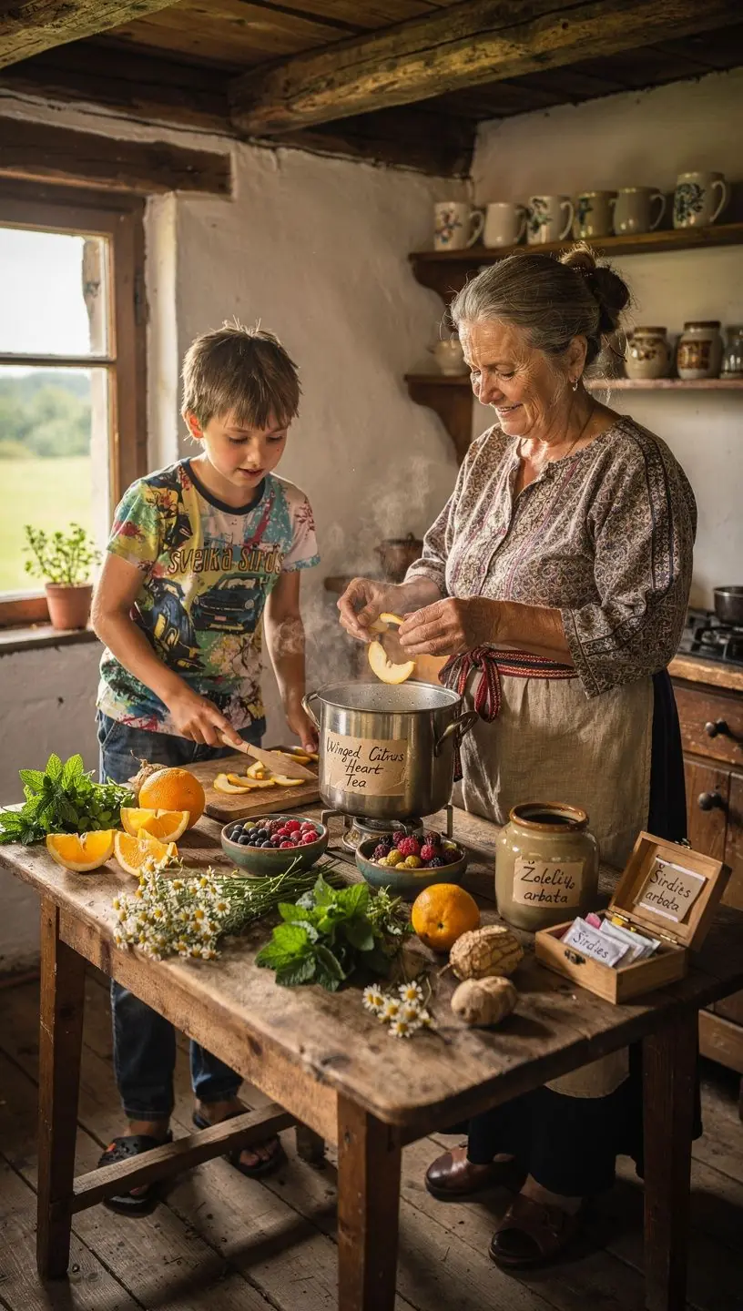 Širdies sveikatingumo produktų asortimentas, sukurtas iš neįprastų vaisių.